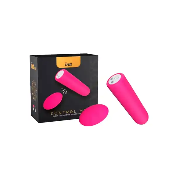 Bullet com Controle Remoto sem Fio e 9 Modos de Vibração - Intt Especial Luxury Control Me Rosa